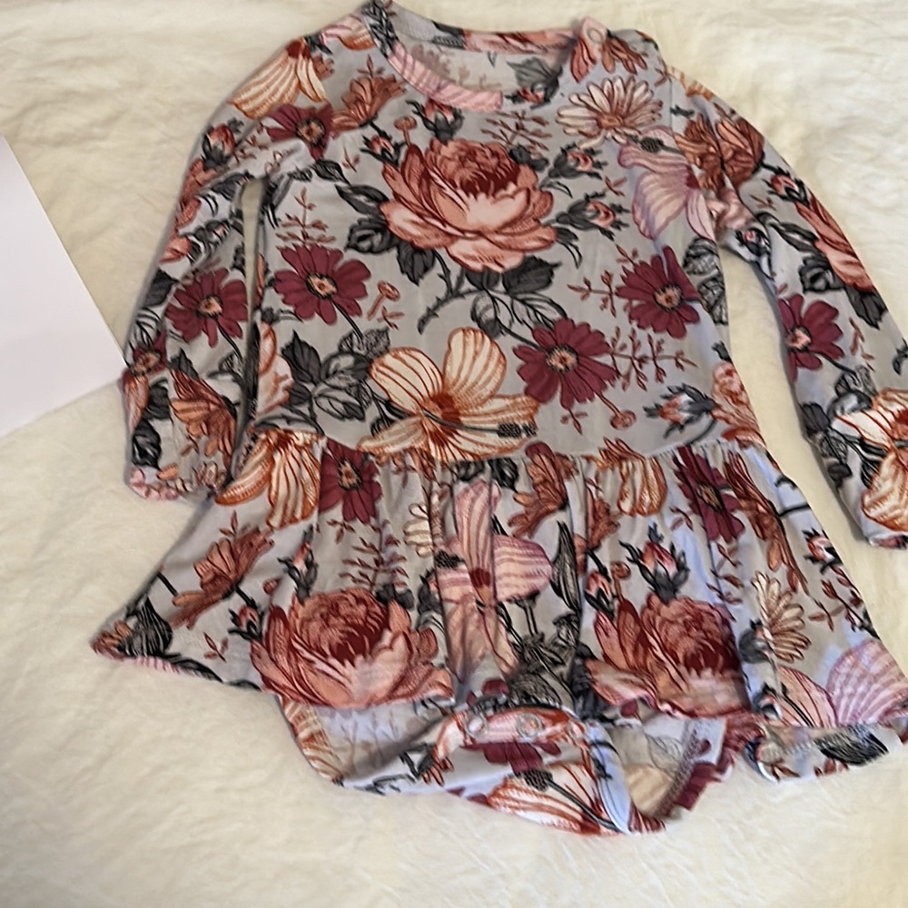 Gigi and max bodysuit twirl dress 6-12m